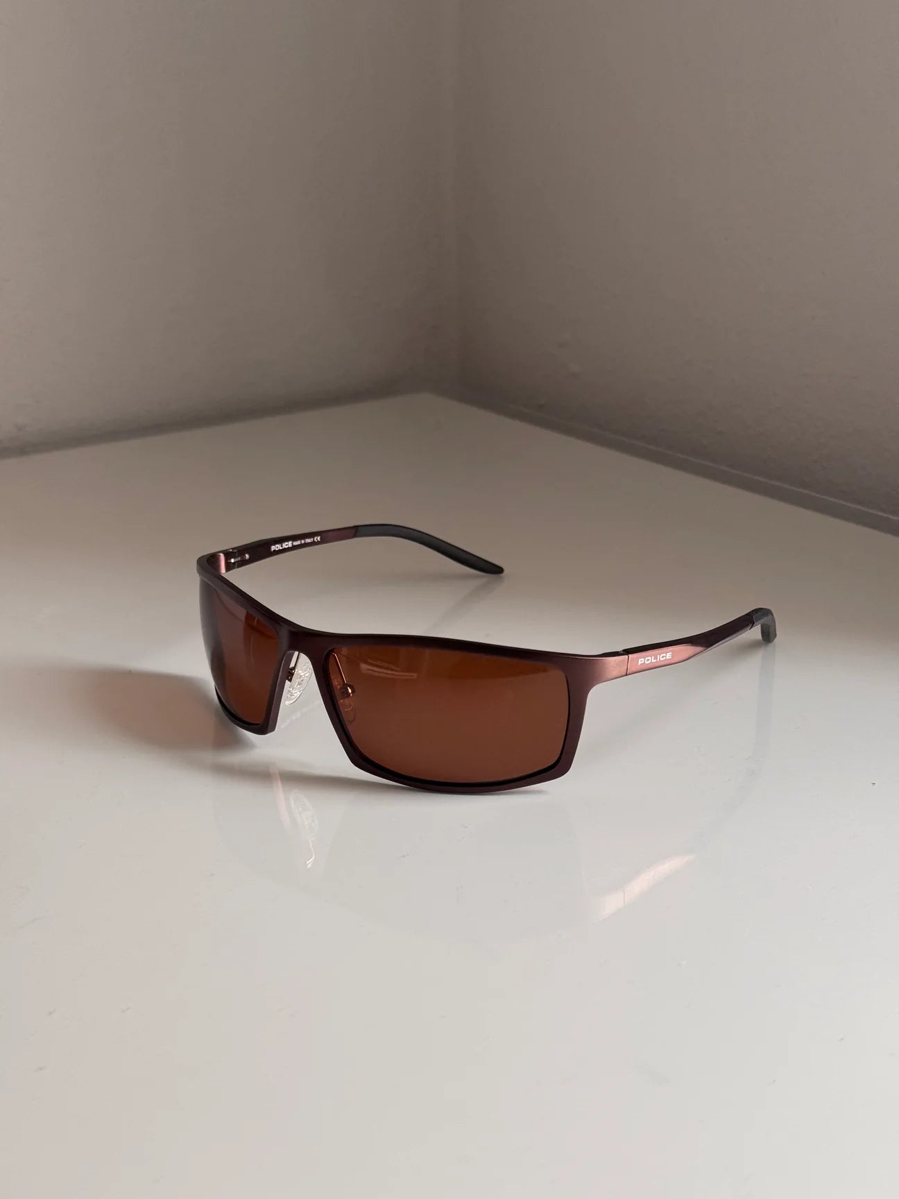 Minerva Kahverengi Unisex Y2K Güneş Gözlüğü