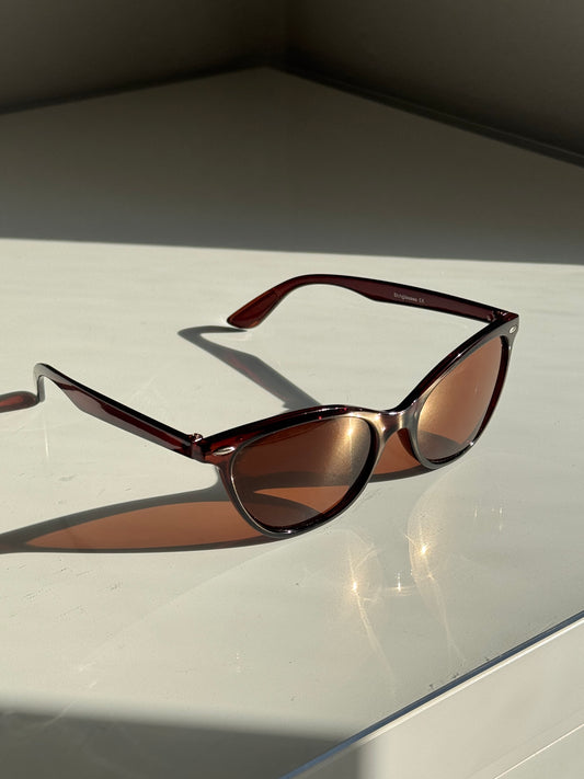 Kitty Cat Eye Kahverengi Güneş Gözlüğü