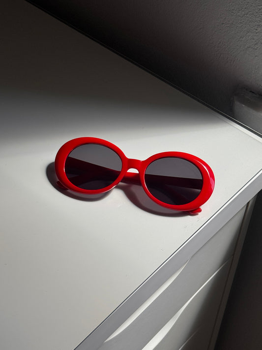 Blair Retro Clout Güneş Gözlüğü - Kırmızı