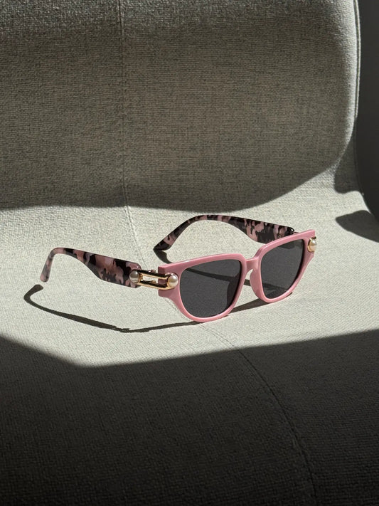 Femme İnci Detaylı Güneş Gözlüğü - Pembe