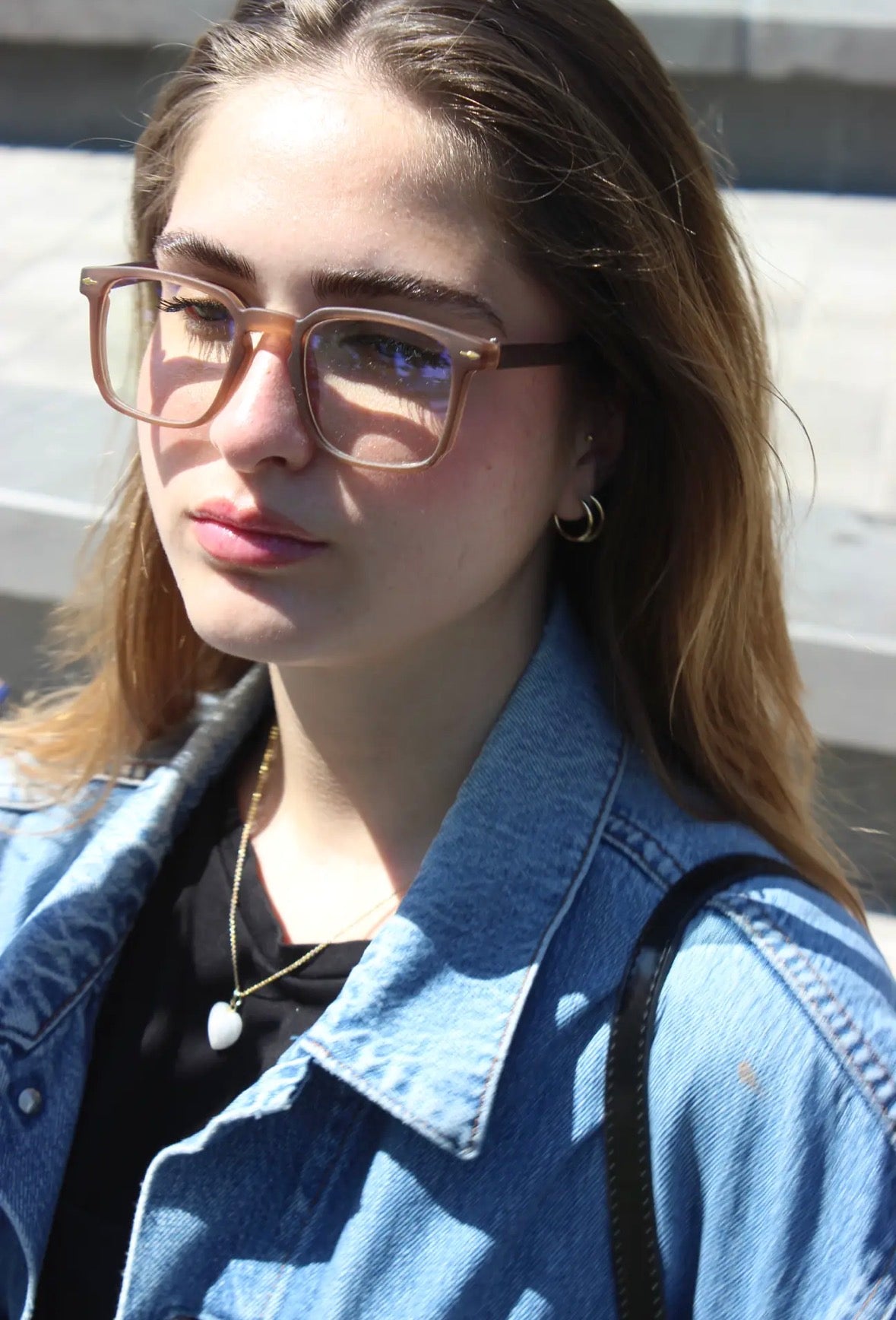 Daisy Açık Kahve Unisex Mavi Işık Filtreli Gözlük