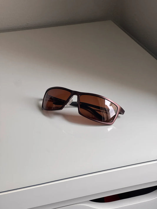Minerva Kahverengi Unisex Y2K Güneş Gözlüğü